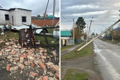 Ураган в Новосибирской области: без света 117 населенных пунктов