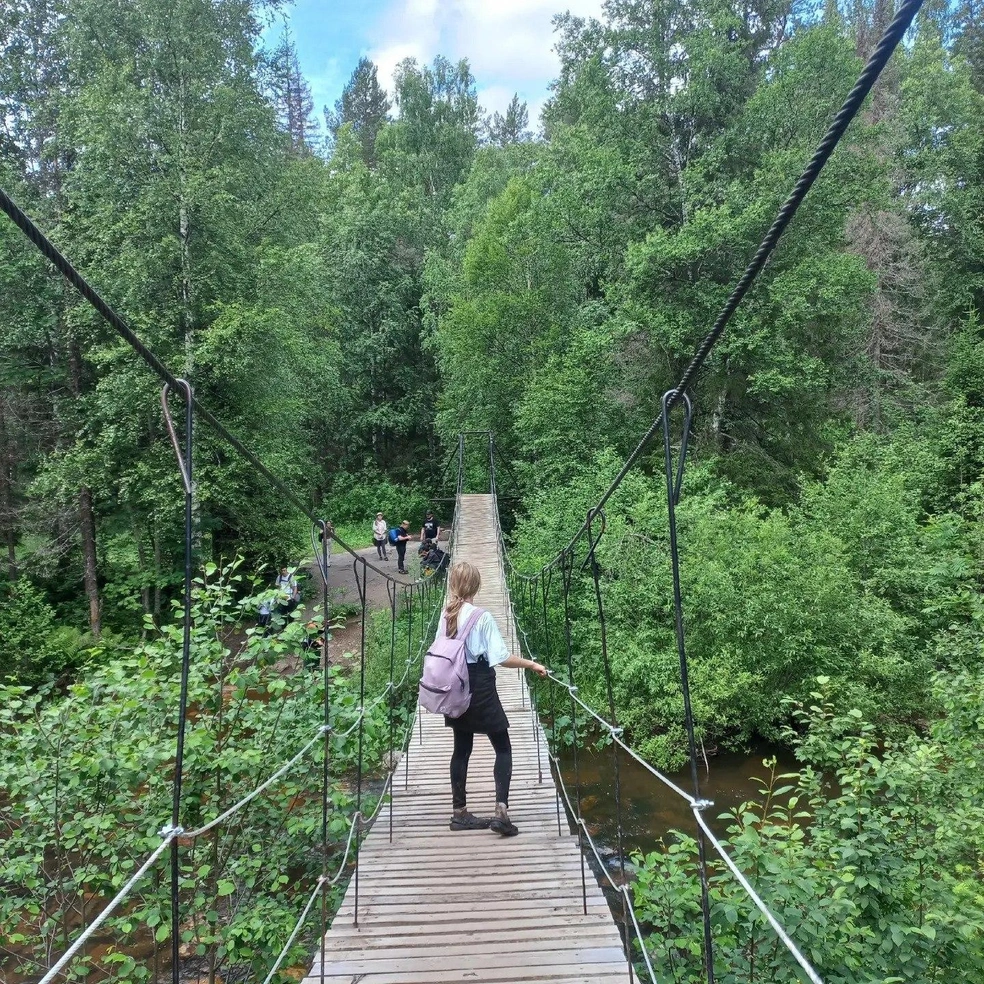 Вика с радостью выезжает на природу  | Источник: panafidina_viktoria / instagram.com (экстремистская организация, деятельность запрещена на территории РФ)