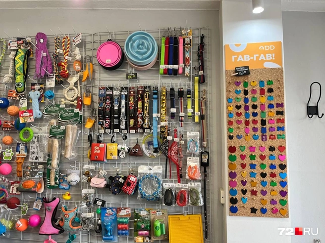 Аксессуары для собак здесь тоже есть | Источник: Анатолий Кузнецов / 72.RU