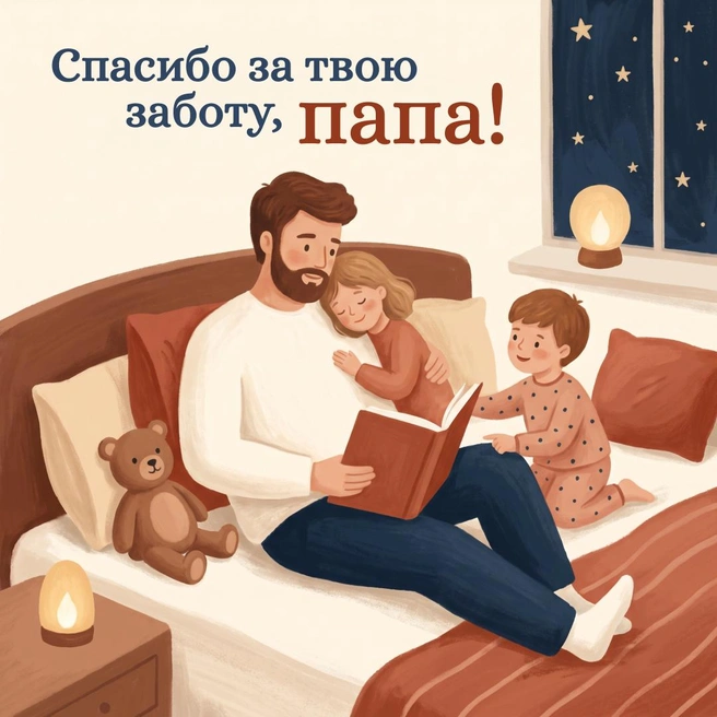 Папа, пусть в твоей жизни будет как можно больше поводов для искренней улыбки | Источник: Городские медиа