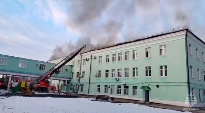 Пожар в больнице в Рыбном | Источник: ГУ МЧС по Рязанской области