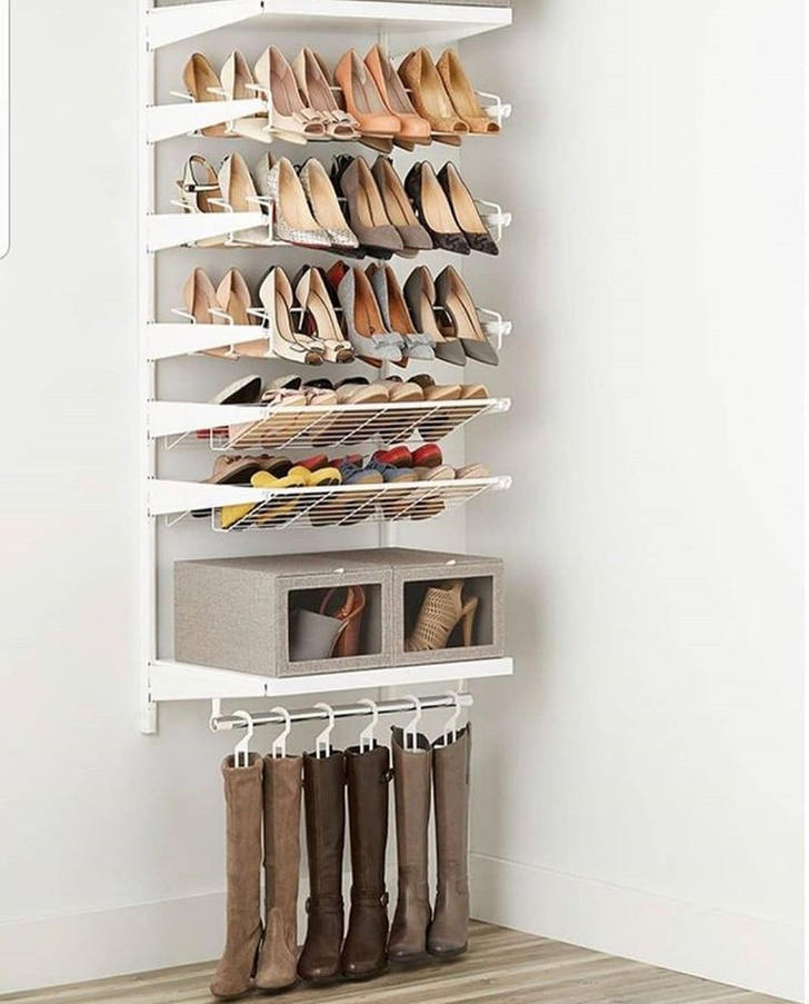 Храним обувь красиво: идеи и лайфхаки (галерея 4, фото 13)