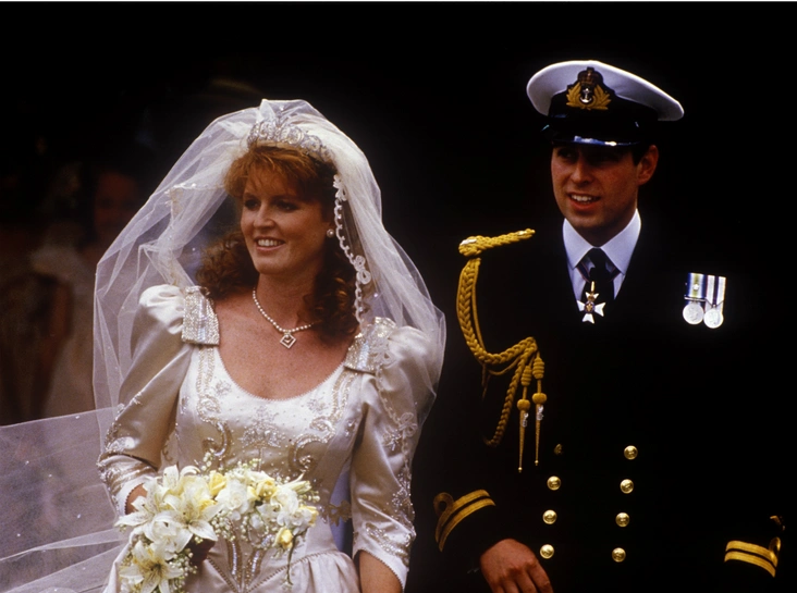 Принц Эндрю и Сара Фергюсон, 23 июля 1986 год