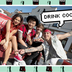 Нюша и MBAND исполнили хит лета от Coca-Cola!