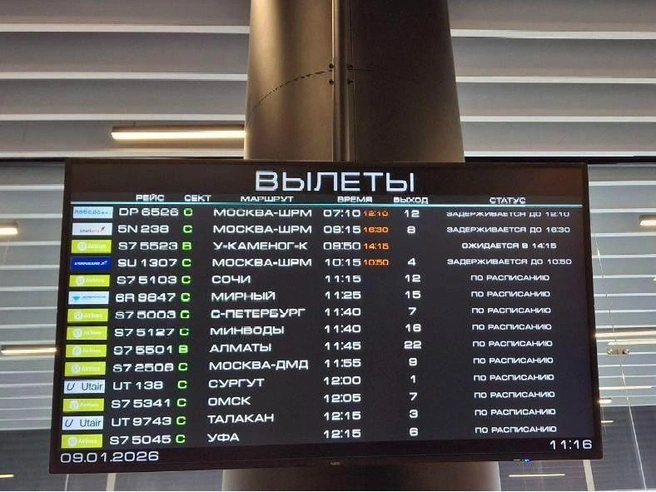 Рейс был отложен на семь часов. | Источник: Читатель НГС