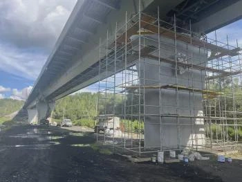 Мост через Ай в Башкирии готов на 80% | Источник: transport.bashkortostan.ru