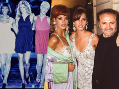 История одного показа: Versace осень-зима 1991 — Наоми, Линда, Синди и Кристи поют Freedom