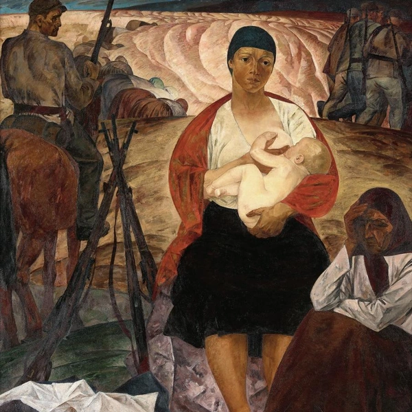 М.&nbsp;А.&nbsp;Савицкий, Партизанская мадонна, 1967 | Источник: Музейно-выставочный комплекс «Манеж»