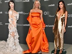 Огненная Памела Андерсон, дива Мцитуридзе и элегатная Лопырева: на amfAR в Венеции было красиво