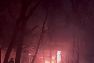 Пожар в Волгограде перепугал жителей