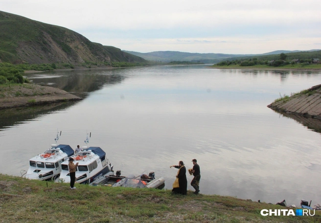 Освящение лодок | Источник: Дарья Харламова / CHITA.RU