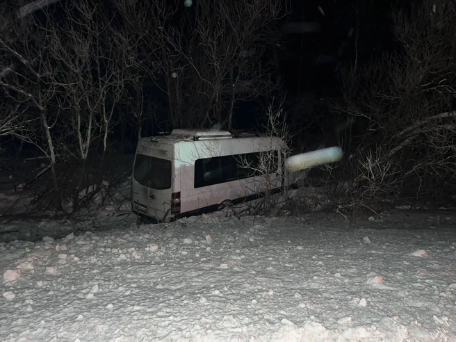 В маршрутке было 19 пассажиров | Источник: МВД 24 / Telegram