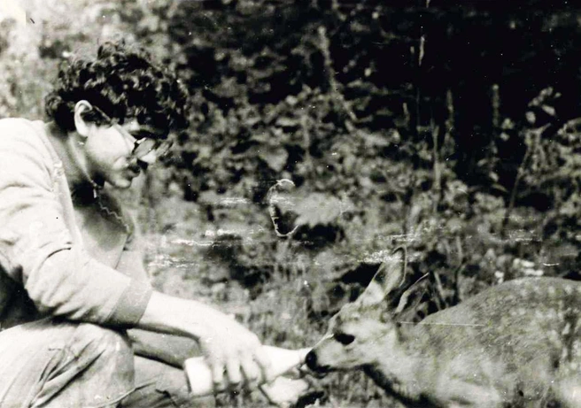 В «Живом уголке» Елены Крутовской | Источник: архив И. Ковача