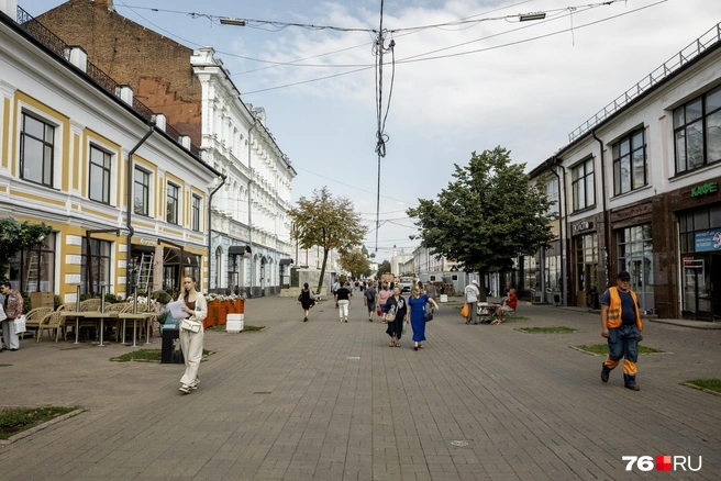 Летние веранды на Кирова временно прикрыли | Источник: Александр Куренной / 76.RU