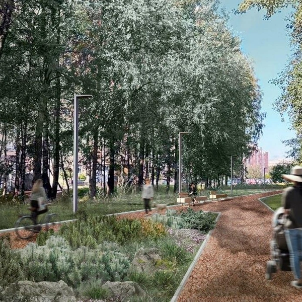 Визуализация проекта благоустройства | Источник: Вице-губернатор Евгений Разумишкин