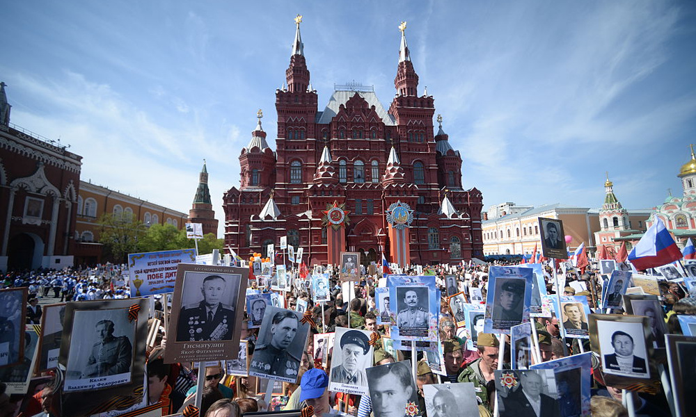 Фото бессмертного полка в москве