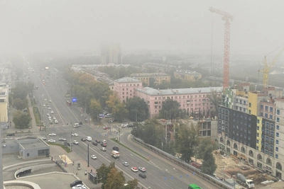 Челябинск окутал плотный туман
