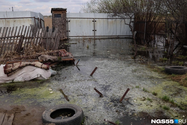 Всё залито водой | Источник: Евгений Софийчук / NGS55.RU