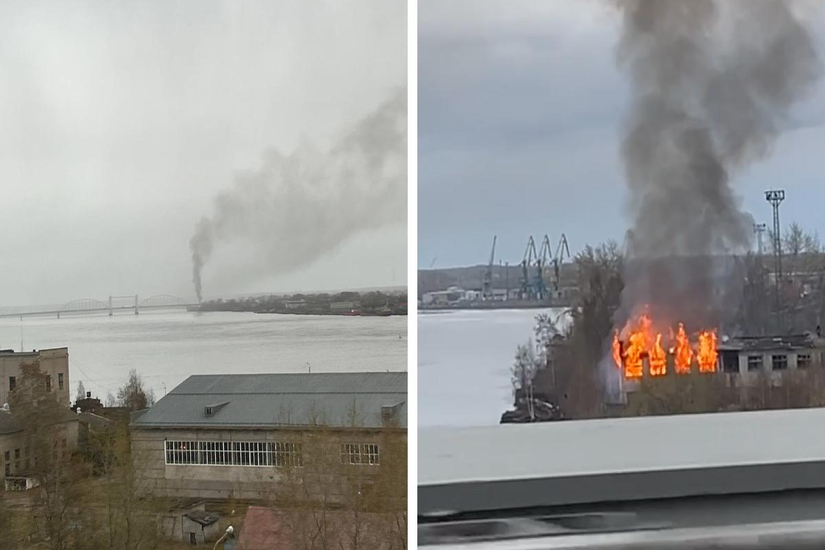 Над Архангельском заметили дым: что горит в городе