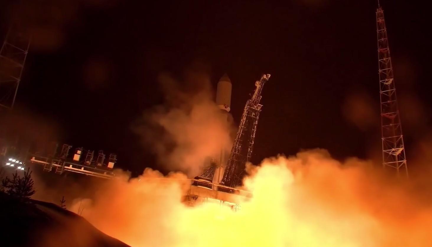 В Минобороны показали, как запустили ракету с космодрома в Архангельской области: видео