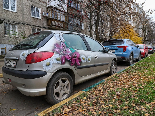 Встречаются и довольно простые изображения, например, цветочные узоры. | Источник: Наталья Бурухина / NN.RU