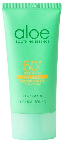 Holika Holika Солнцезащитный крем с алоэ Aloe Waterproof Sun Cream SPF 50+ PA ++++ 70 мл