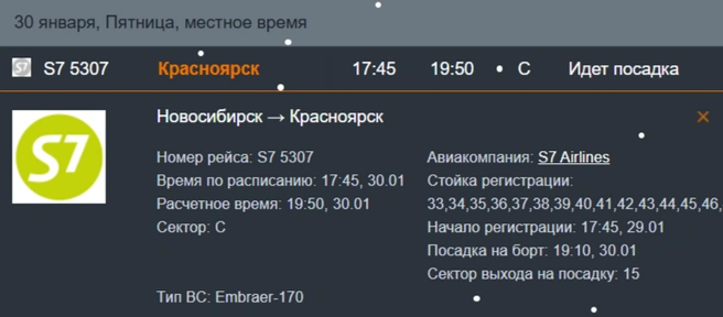 Самолет задерживают более чем на час | Источник: tolmachevo.ru