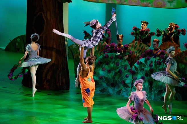 Балет можно смело назвать одним из самых ярких произведений на малой сцене | Источник: Андрей Бортко / NGS.RU