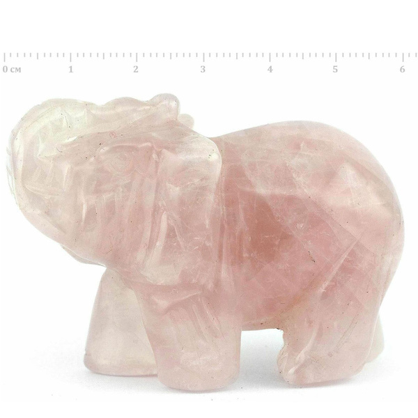 Слоник из розового кварца, Minera