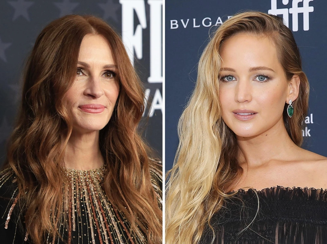 Джулия Робертс, Дженнифер Лоуренс | marieclaire.ru