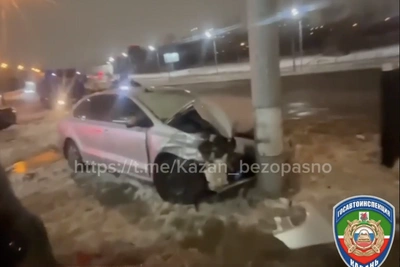 В Казани иномарка сбила пешехода, который погиб