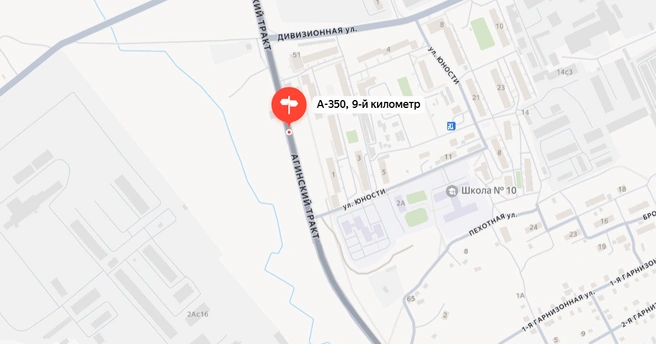 Светофор планируют разместить здесь | Источник: yandex.ru/maps