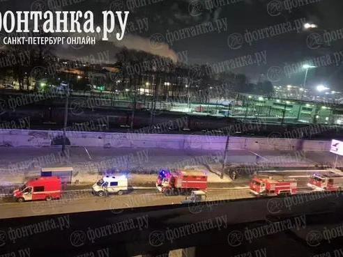 Петербуржца арестовали за поджог электропоезда | Источник: читатель «Фонтанки»
