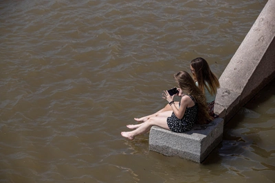 Аномально жаркий конец апреля в Новосибирске