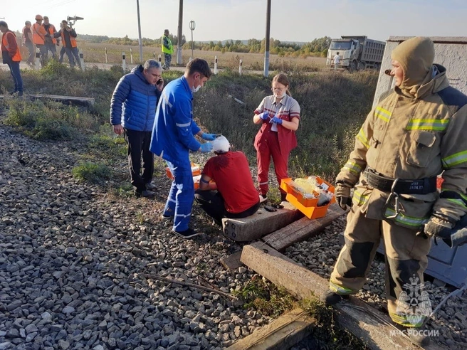 Водитель выжил, но получил травмы | Источник: МЧС по РБ