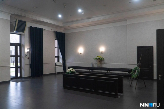 Траурный зал | Источник: Кристина Калинина / NN.RU