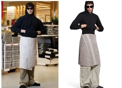 IKEA троллит Balenciaga и выпускает собственную версию юбки-полотенца