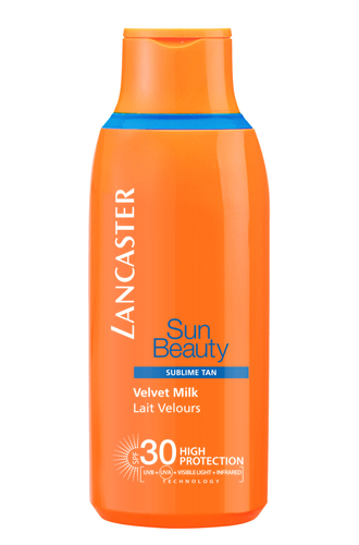 Солнцезащитное молочко для тела «Великолепный Загар» Sun Beauty Velvet Milk SPF 30 Sublime Tan, Lancaster