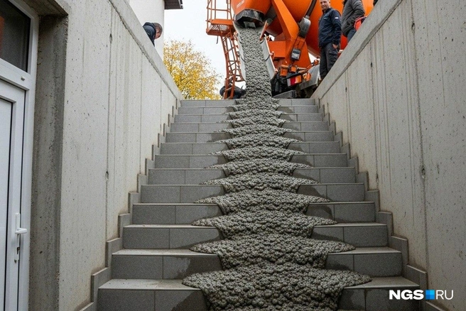 Инициатор акции называет её «восстановительными работами» | Источник: Юрий Орлов / Городские медиа