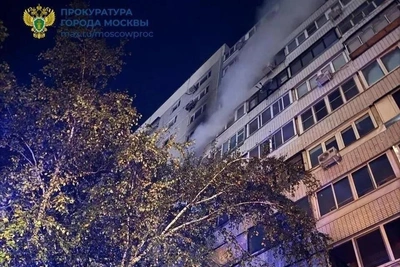 Пожар на западе Москвы унес жизнь женщины