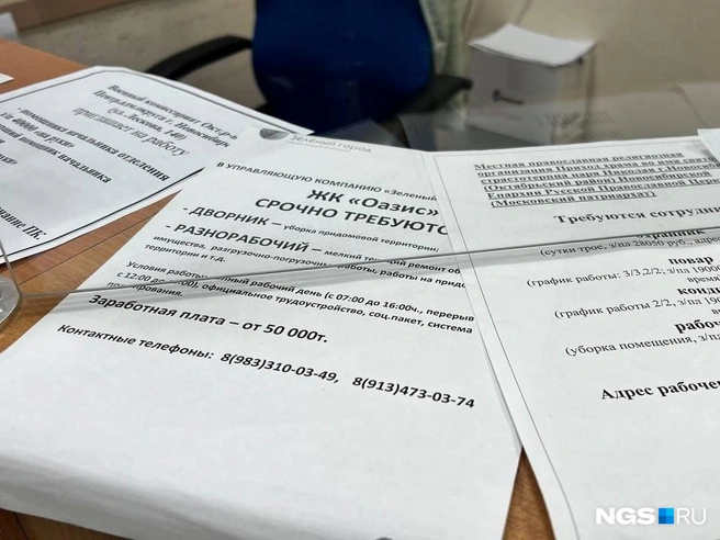Новосибирцы признаются: Центры занятости предлагают немало вакансий, но не все они подходят безработным города | Источник: Настасья Медведева / NGS.RU