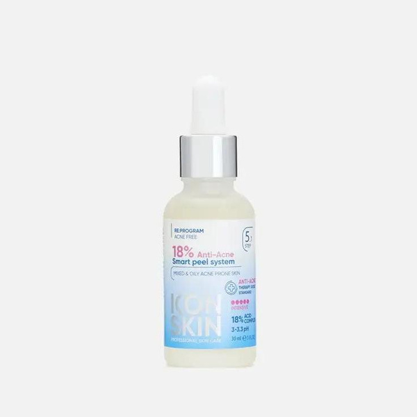  Пилинг для проблемной кожи 18% ICON SKIN PEELING 18% for oily and combination acne prone skin 