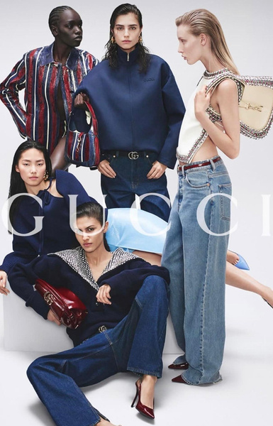 Российская модель-ньюкамер Аня Россолович снялась для Gucci