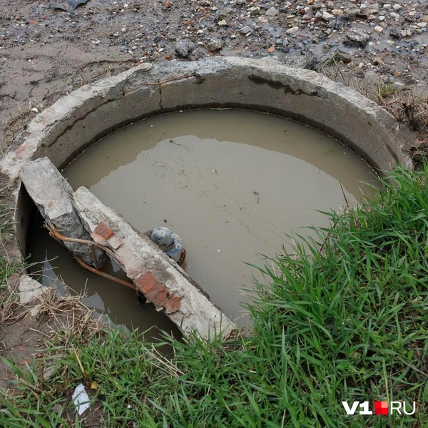 Сейчас он доверху заполнен грязной водой | Источник: Алексей Волхонский / V1.RU