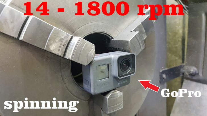 Что будет, если раскрутить камеру GoPro до 1800 об/мин (видео)