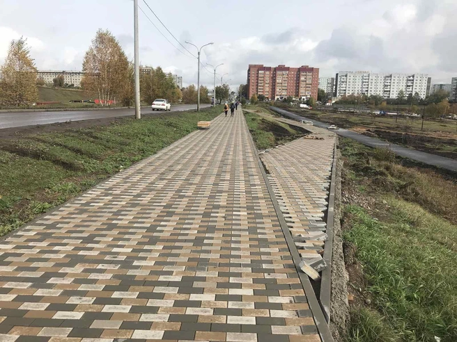 В первую очередь входит создание основания для парка, благоустройство намечено на 2021 год | Источник: Ксения Бессонова