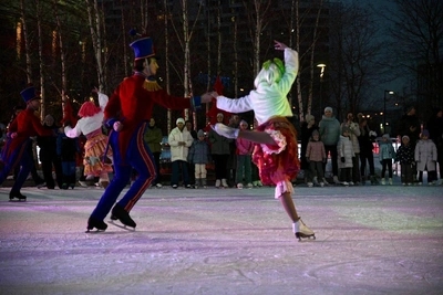 На Ходынском поле открыли каток Winter Fest
