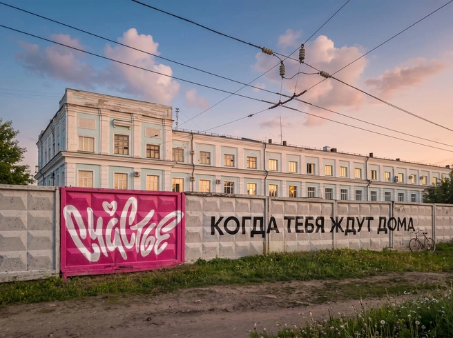 Вот, что видят омичи и гости города, когда выходят с ЖД вокзала | Источник: Эдвин Франк / vk.com