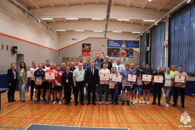 Карельские спасатели победили в теннисном чемпионате
