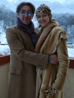 Григорий Лепс с женой Анной